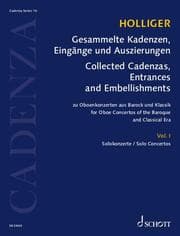 Cover von Gesammelte Kadenzen, Eingänge und Auszierungen
