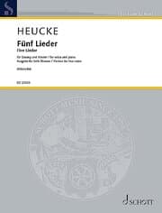 Cover von Fünf Lieder op. 99 - tiefe Stimme und Klavier