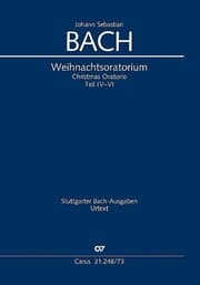 Cover von Weihnachtsoratorium (Klavierauszug deutsch/englisch)