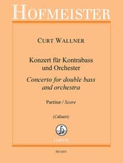 Cover von Konzert für Kontrabass und Orchester