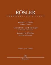 Cover von Konzert für Klavier und Orchester Nr. 2 Es-Dur - Partitur